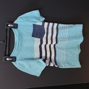 Blue Striped Boys 3T T-shirt Worn